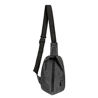 Crossbody Sling Bag with External USB Charging Port